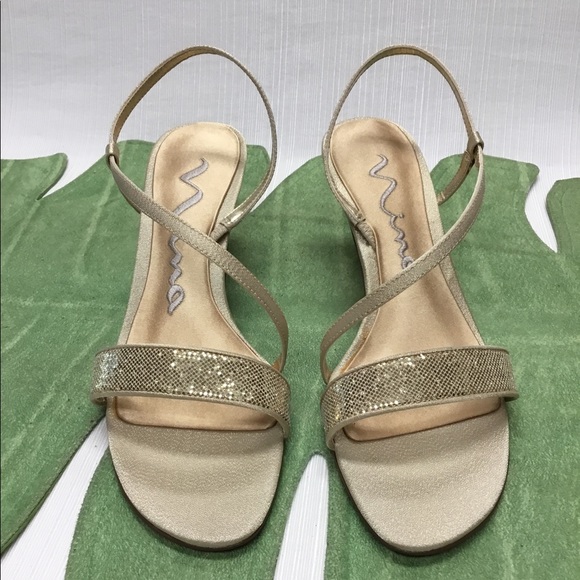 Nina Shoes - Nina New Gorgeous Gold Heels